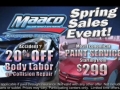 maaco specials sales paint service and collision repair